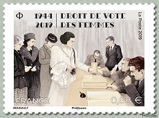 Droit de  vote des femmes 1944-2019